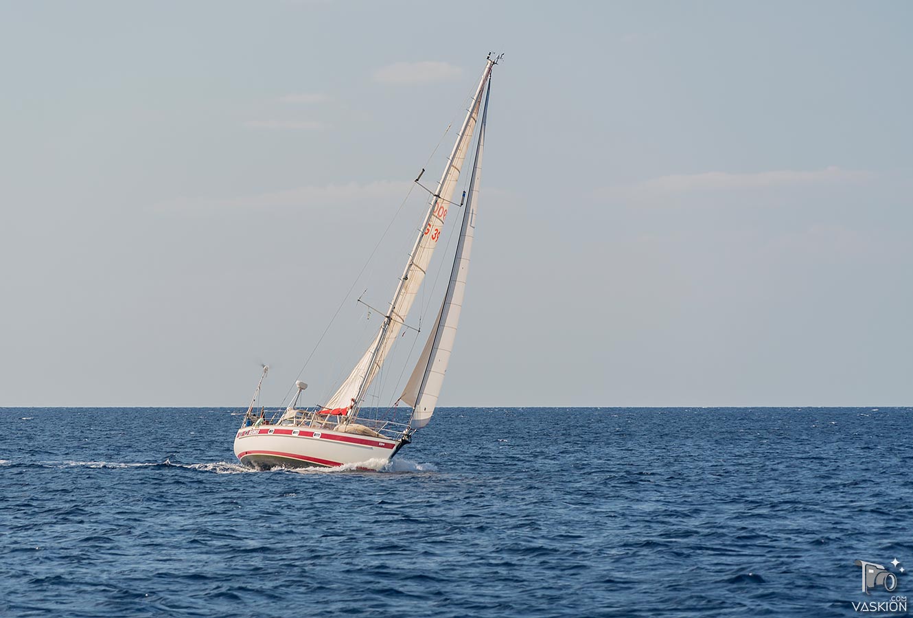 Sailing in Ionian Sea